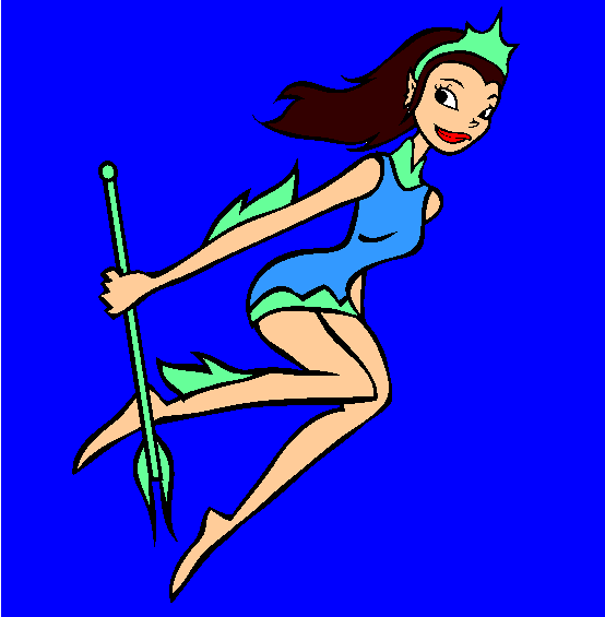 Ocean Girl Coloring Page