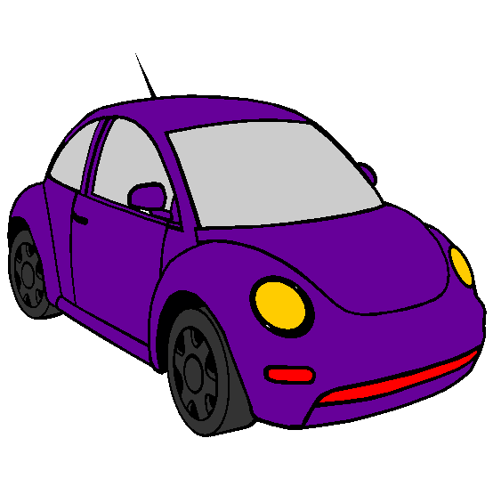 Volkswagen Beetle Coloring Page