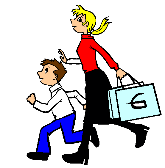 Shopping Coloring Page