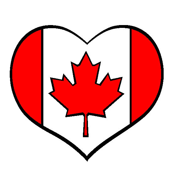 I Love Canada Coloring Page