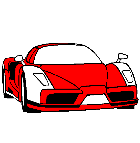 Ferrari Enzo Coloring Page