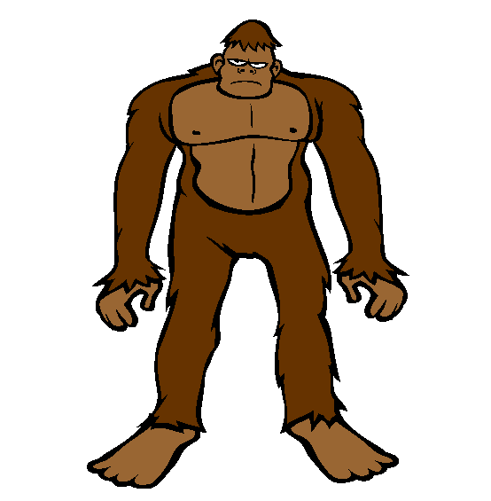 Bigfoot Coloring Page