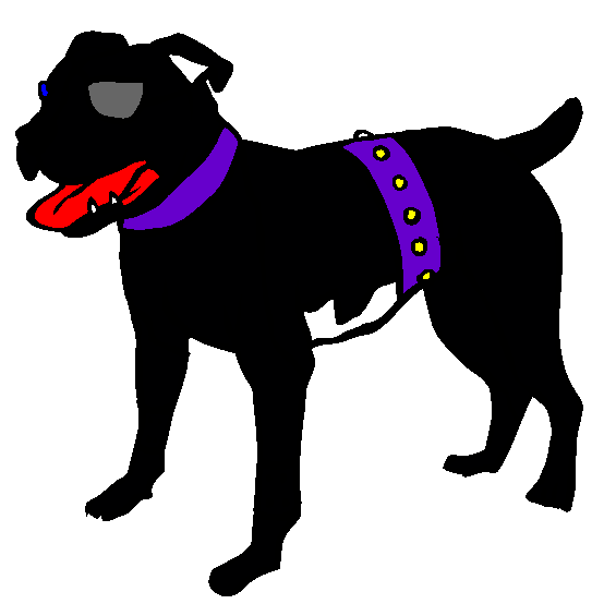American Pit Bull Terrier Coloring Page