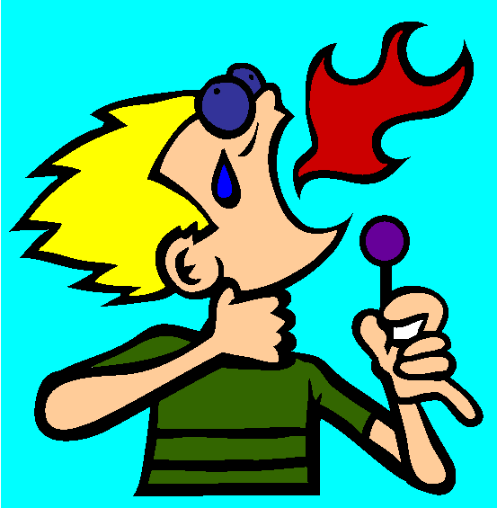 Spicy Lollipop Coloring Page