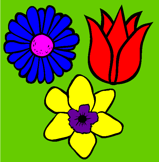 Flowers Coloring Page