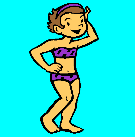 The Bikini Coloring Page