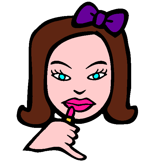  Lipstick Coloring Page