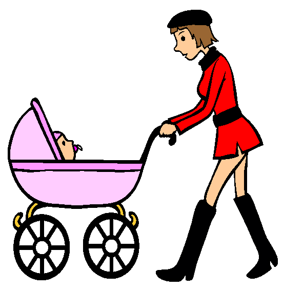 Stroller Coloring Page