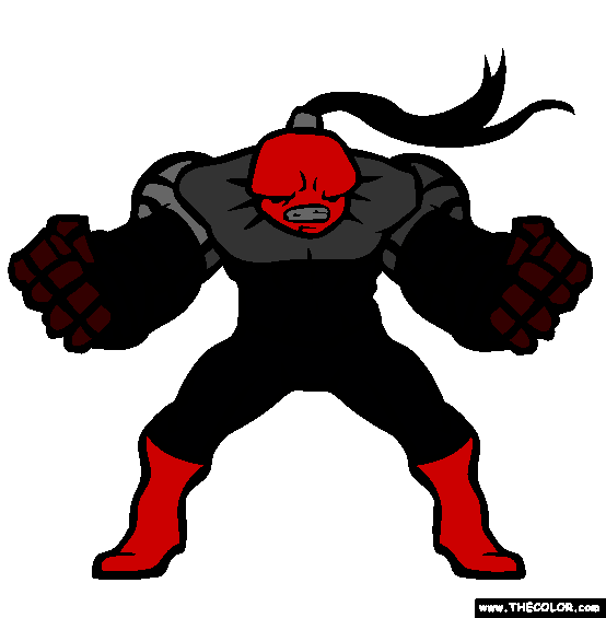 Arms Of Steel Coloring Page