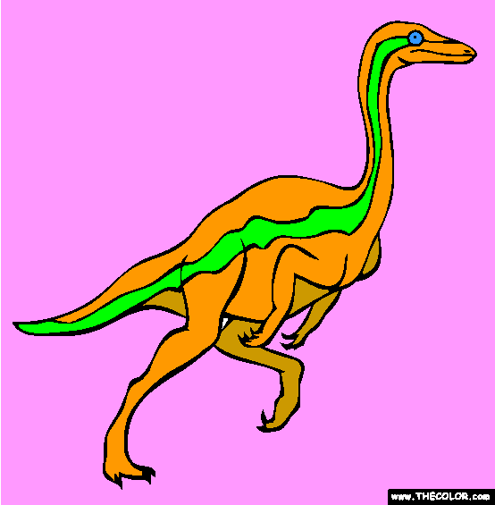 Ornithomimus Coloring Page