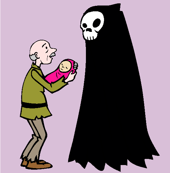 Godfather Death Coloring Page