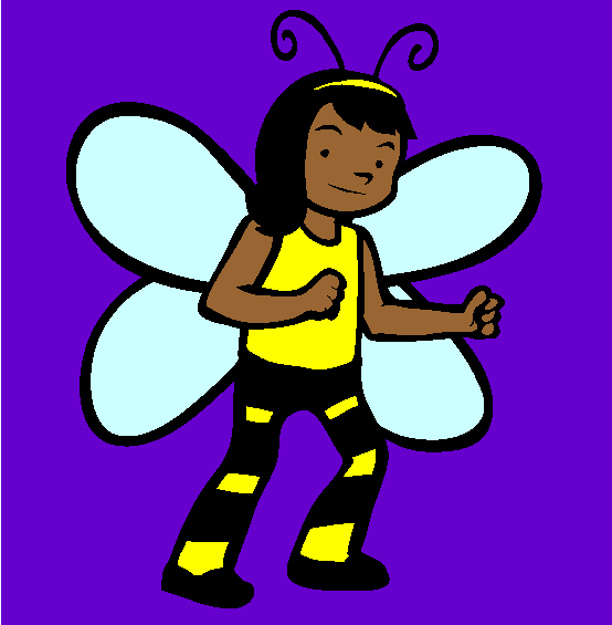 Halloween Butterfly Costume Online Coloring Page