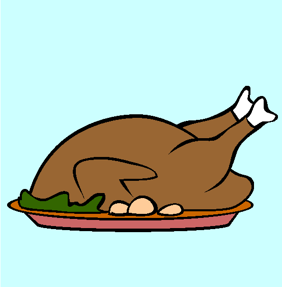 Cooked Thanksgiving Turkey Online Coloring Page