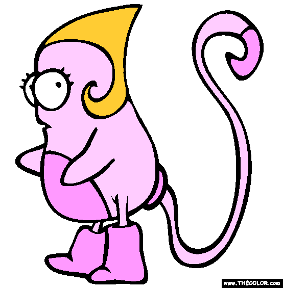 Lexi Coloring Page