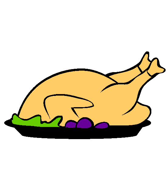 Cooked Thanksgiving Turkey Online Coloring Page