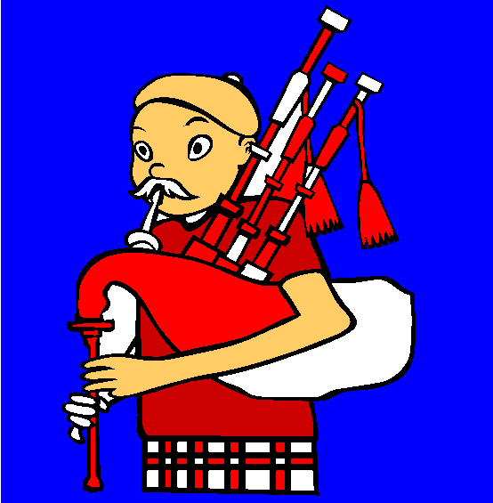 Bagpipes Coloring Page