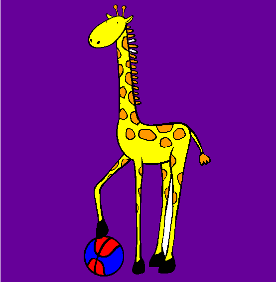Giraffe Coloring Page