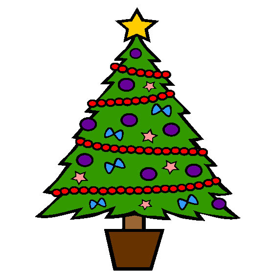 Christmas Tree Coloring Page