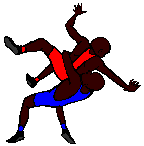 Greco Roman Wrestling Coloring Page
