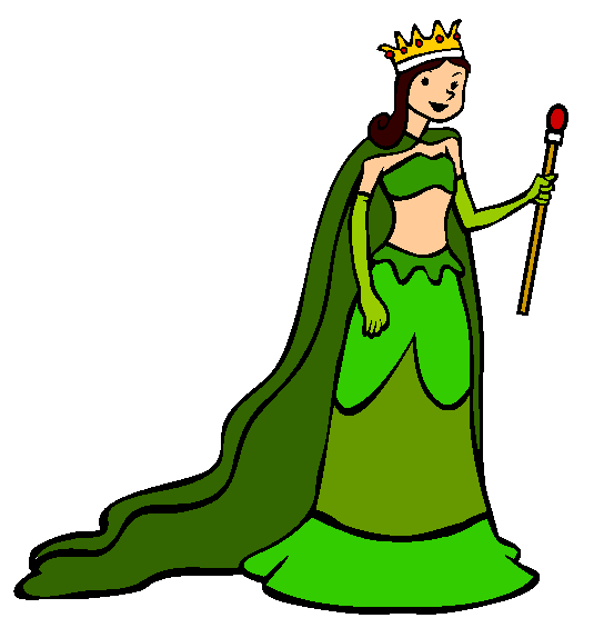 May Queen Coloring Page