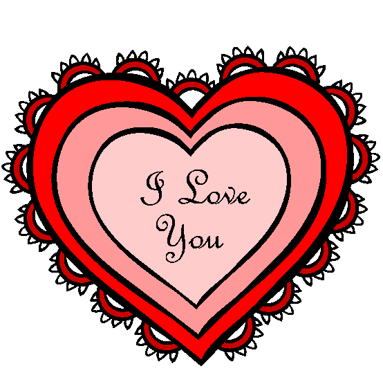 Valentines Day Lace Hearts Coloring Page