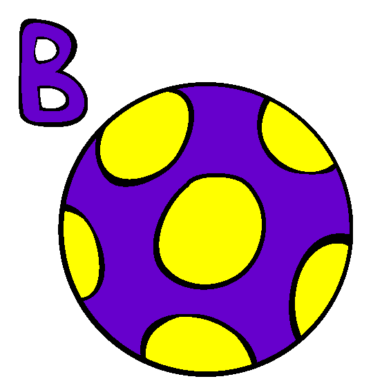 The Uppercase Letter B Alphabet Coloring Page