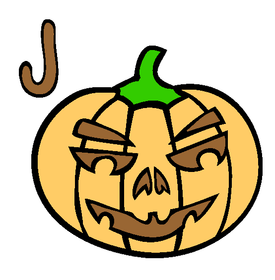 J Coloring Page
