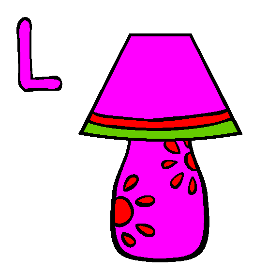 L Coloring Page