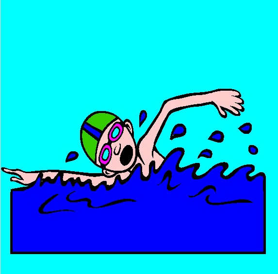 Swimming Color Page