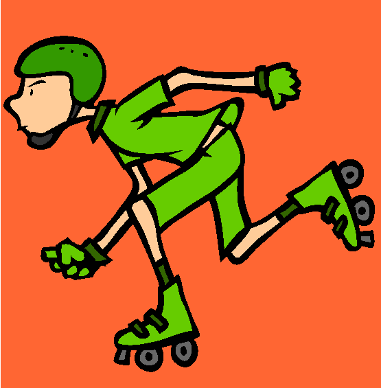 Roller Skates Coloring Page