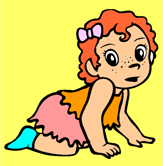 Crawling Coloring Page