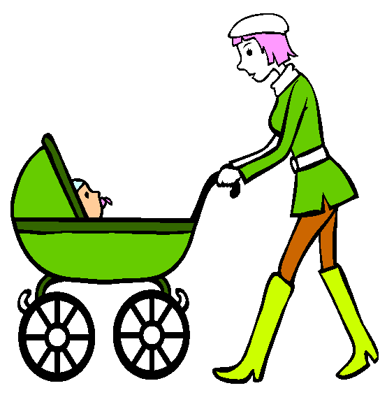 Stroller Coloring Page
