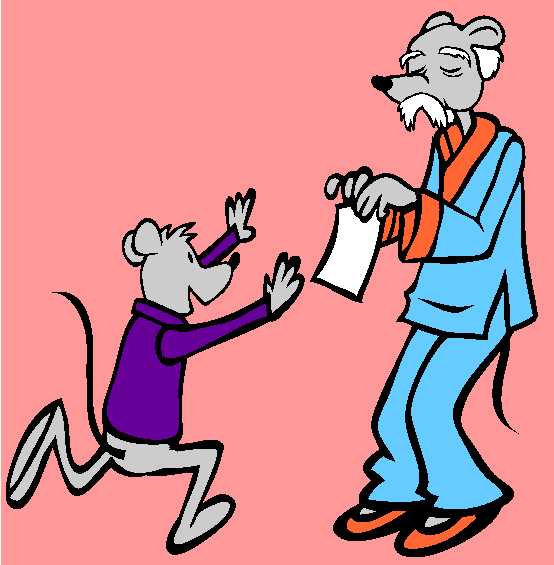 Young and Old Rat Coloring Page