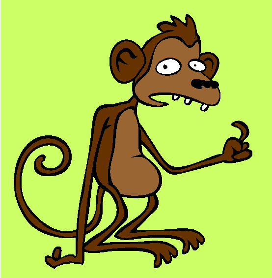 Year of the Monkey Coloring Page