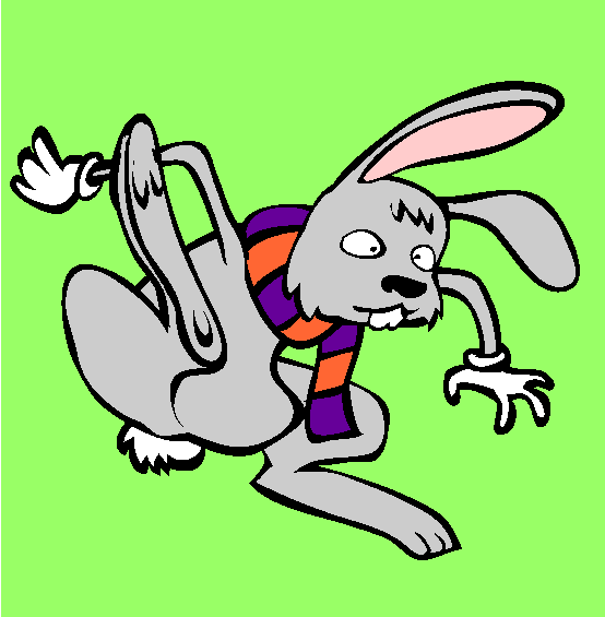 Year of the Rabbit Coloring Page