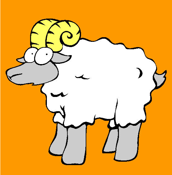 Year of the Sheep Coloring Page