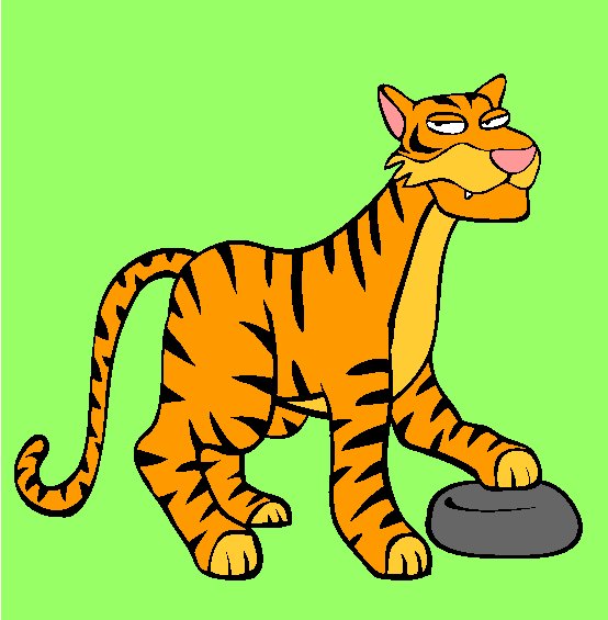 Year of the Tiger Coloring Page