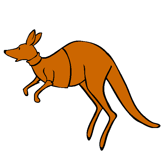 Kangaroo Coloring Page