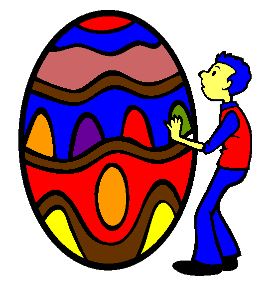 Giant Easter Egg Online Coloring Page