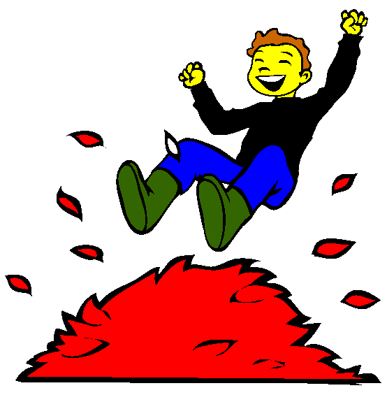 Pile of Leaves Fall Coloring Page