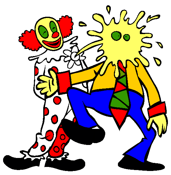 Clowns Coloring Page