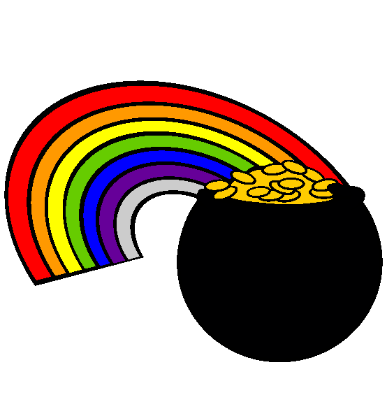 Pot of Gold Coloring Page