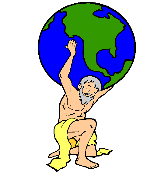 Atlas Coloring Page