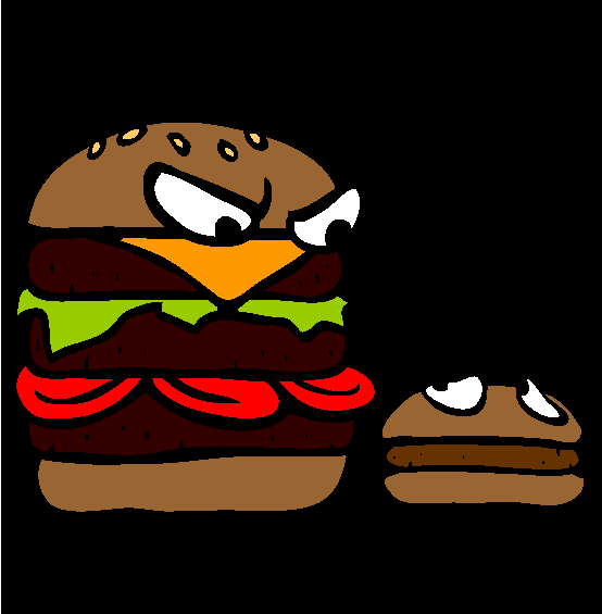 Burgers Coloring Page