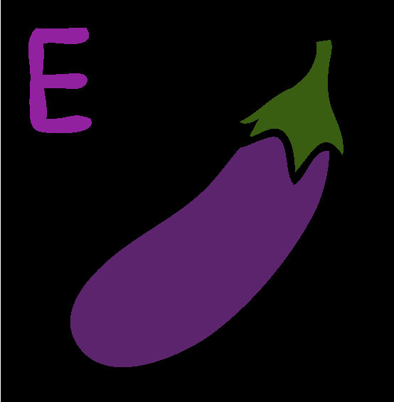 E Coloring Page
