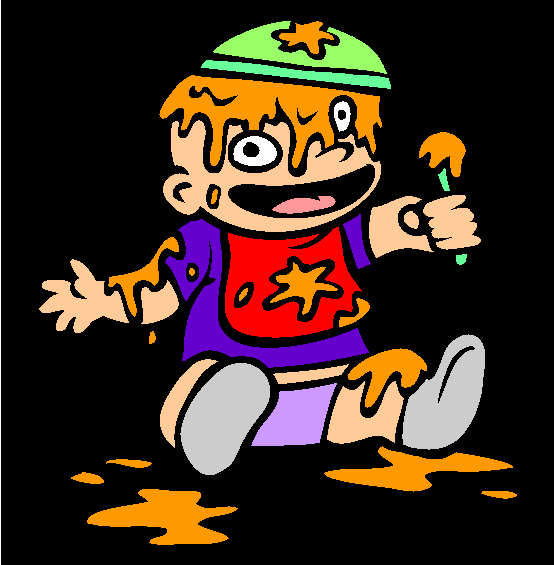 Making A Mess Coloring Page