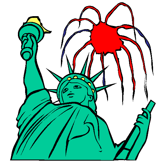Fourth of July Coloring Page