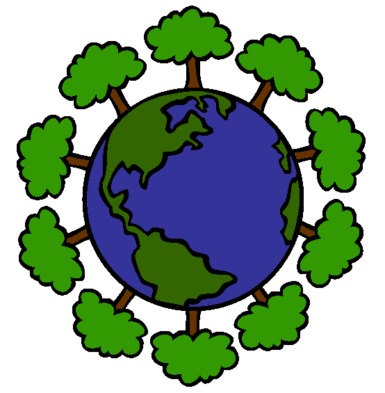 Green Earth Coloring Page