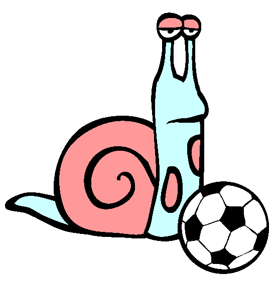 Snail Soccer Coloring Page