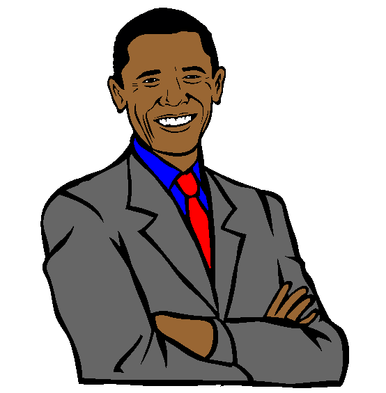 Barack Obama Coloring Page